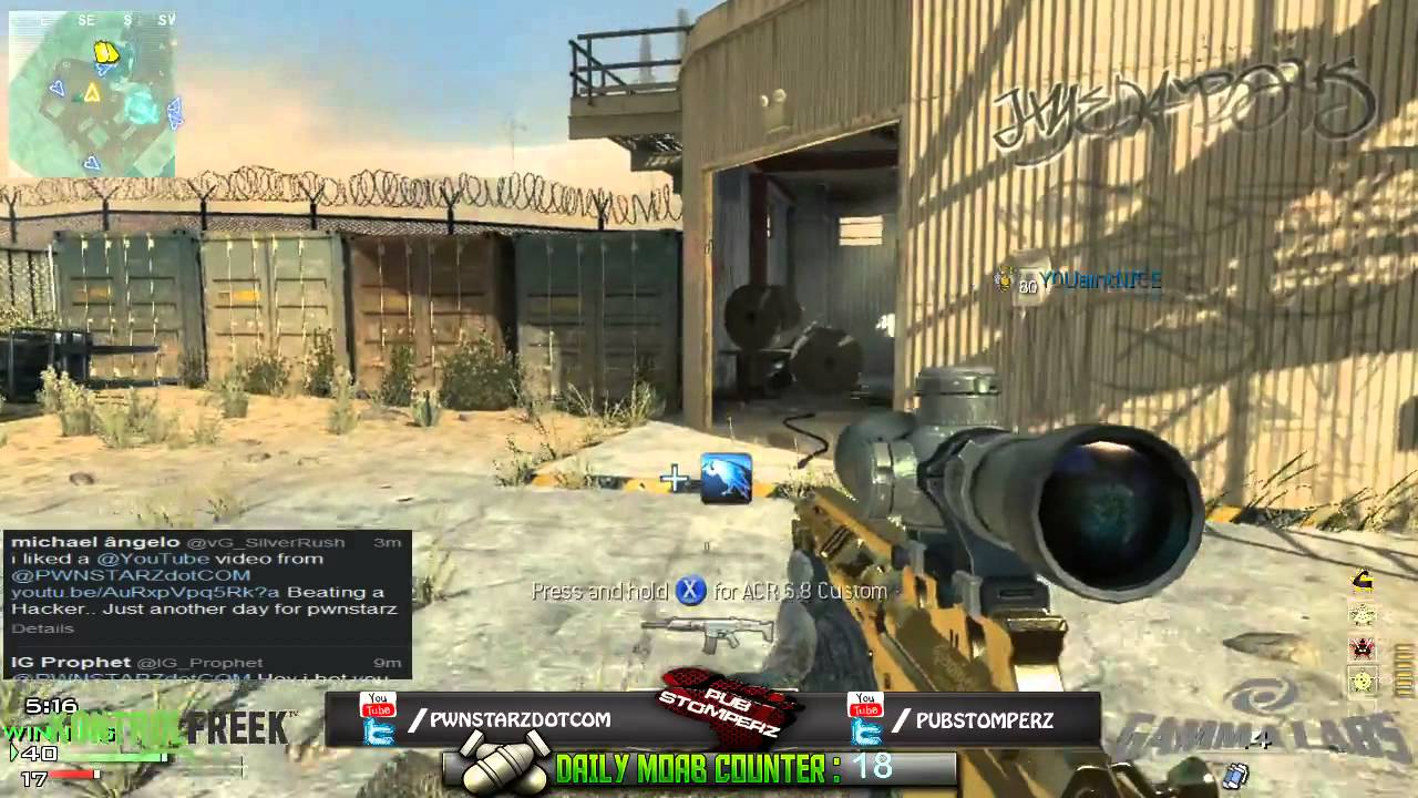 Quick Scope MOAB на куполе