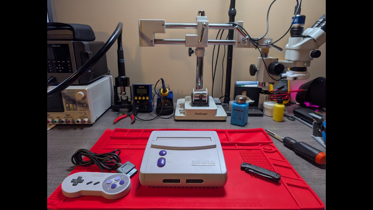 Распаковка SNES Jr.