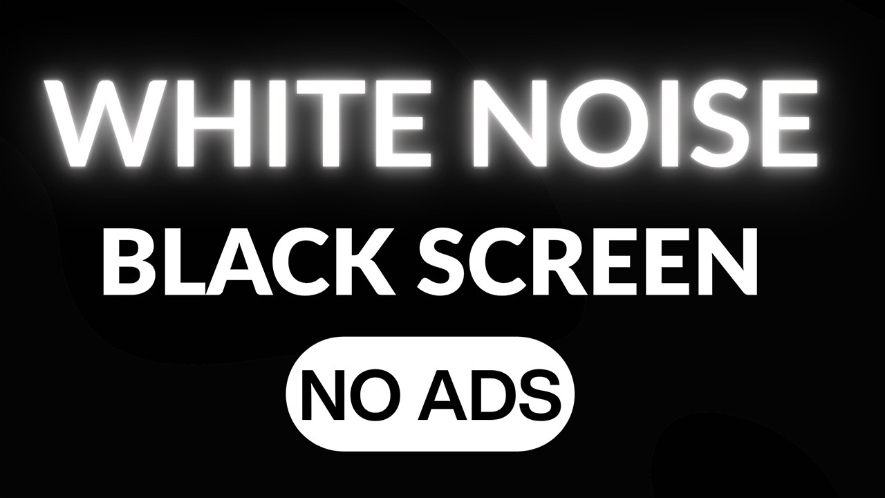 Fall Asleep Fast! White Noise Sleep Sounds | Relaxing White Noise Black Screen Sleep Help | 24 Hours