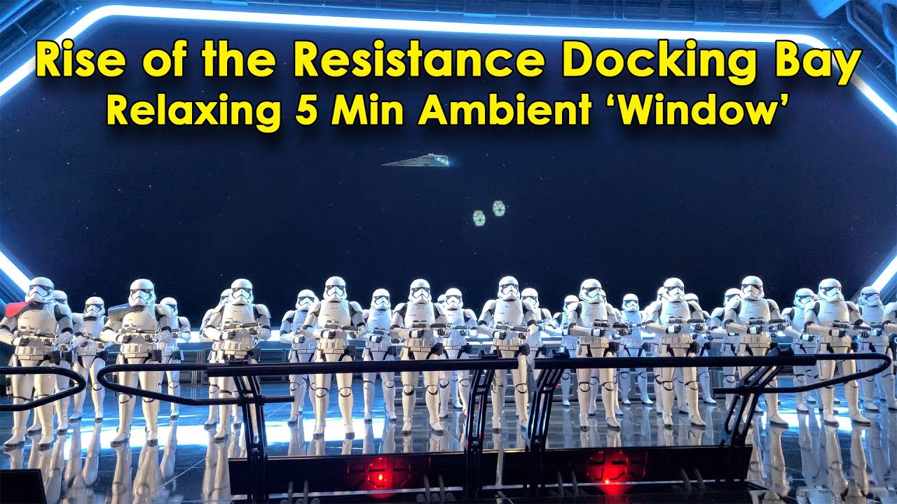 Rise of the Resistance - Star Wars: Galaxy's Edge Star Destroyer Docking Bay at Disneyland