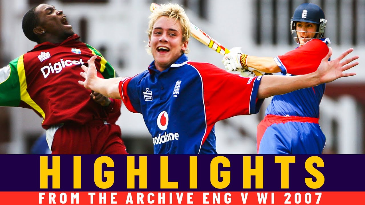 Edwards, Chanderpaul and Broad Star Performers! | Classic ODI | England v West Indies 2007