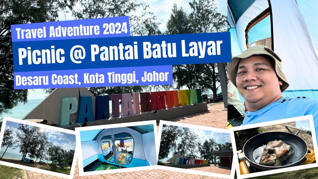 Camping at Pantai Batu Layar - A Peaceful Beach Discovery | Jomtaralets Travel Vlog