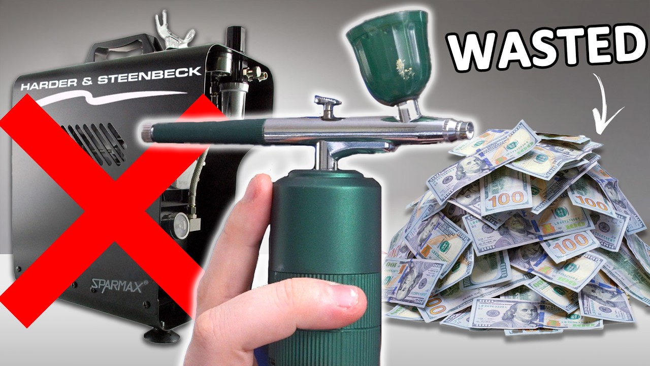 Я попробовал САМЫЕ ДЕШЕВЫЕ (и самые дорогие) компрессоры для аэрографа на Amazon