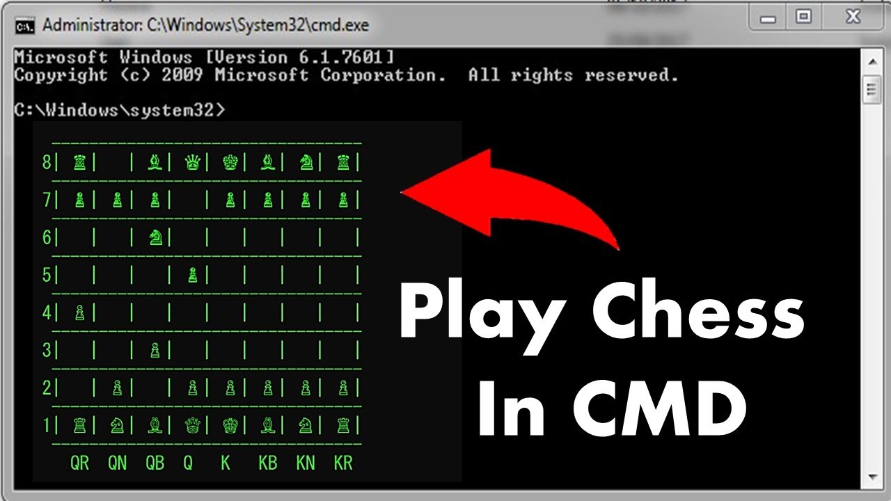 ♟️Play Chess in CMD
