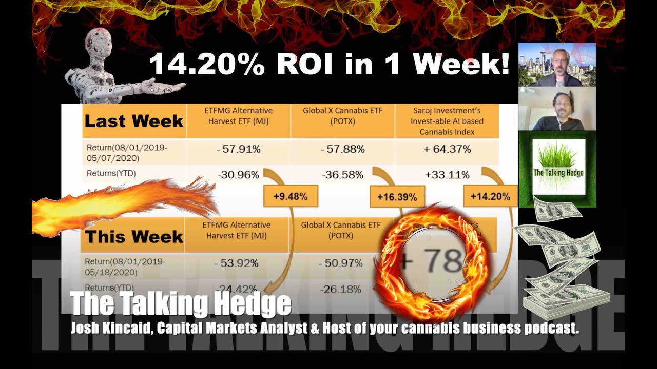 Our Cannabis Index was up 14.20% in one week!