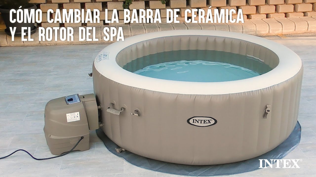 Cómo cambiar la barra de cerámica y el rotor del Spa Hinchable| INTEX SERVICE