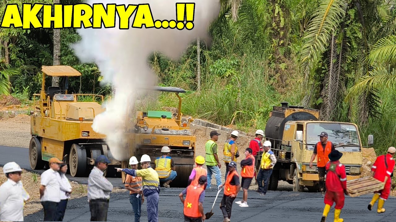 WOW...❗TANJAKAN EKSTRIM AKHIRNYA DI ASPAL JUGA, SEMOGA AWET..