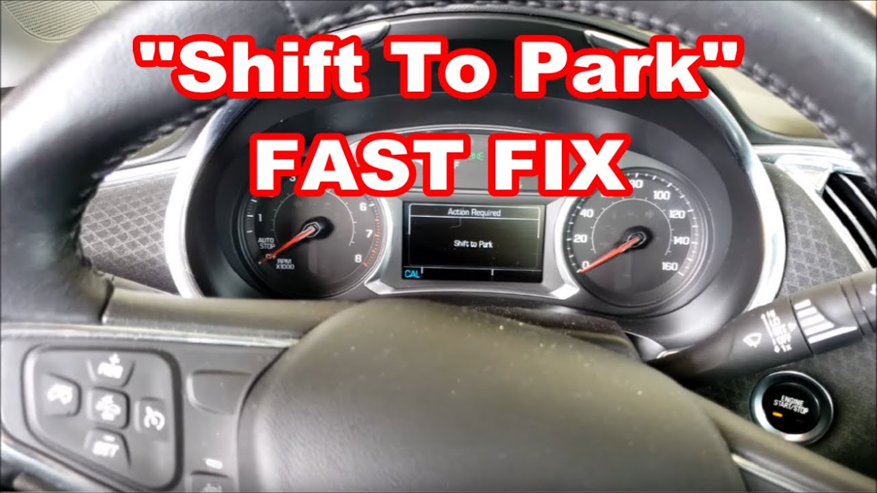 2016 + Chevy Malibu Shifter Error FAST FIX (Shift To Park Message) Traverse Volt Cadillac Buick gm
