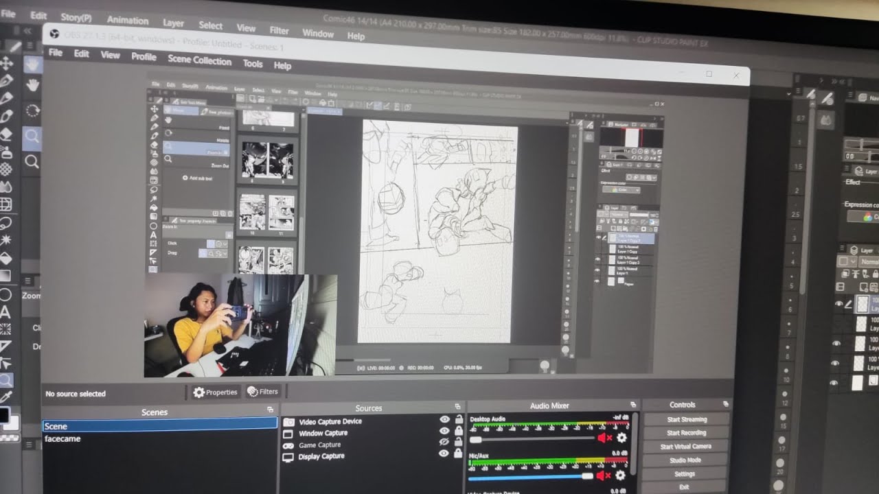 🎥🔴 #Manga  DRAWING #2