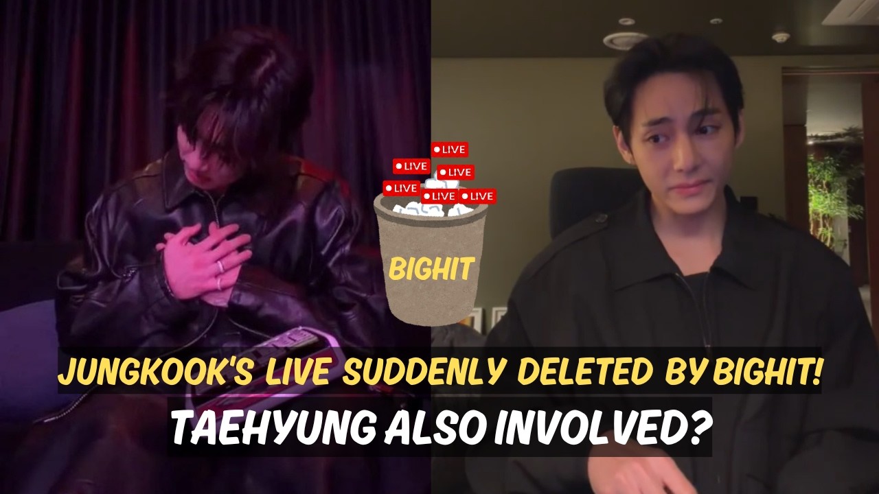 Jungkook’s LIVE Suddenly Deleted by BigHit! Contract Leak Exposed? ARMY in Uproar!