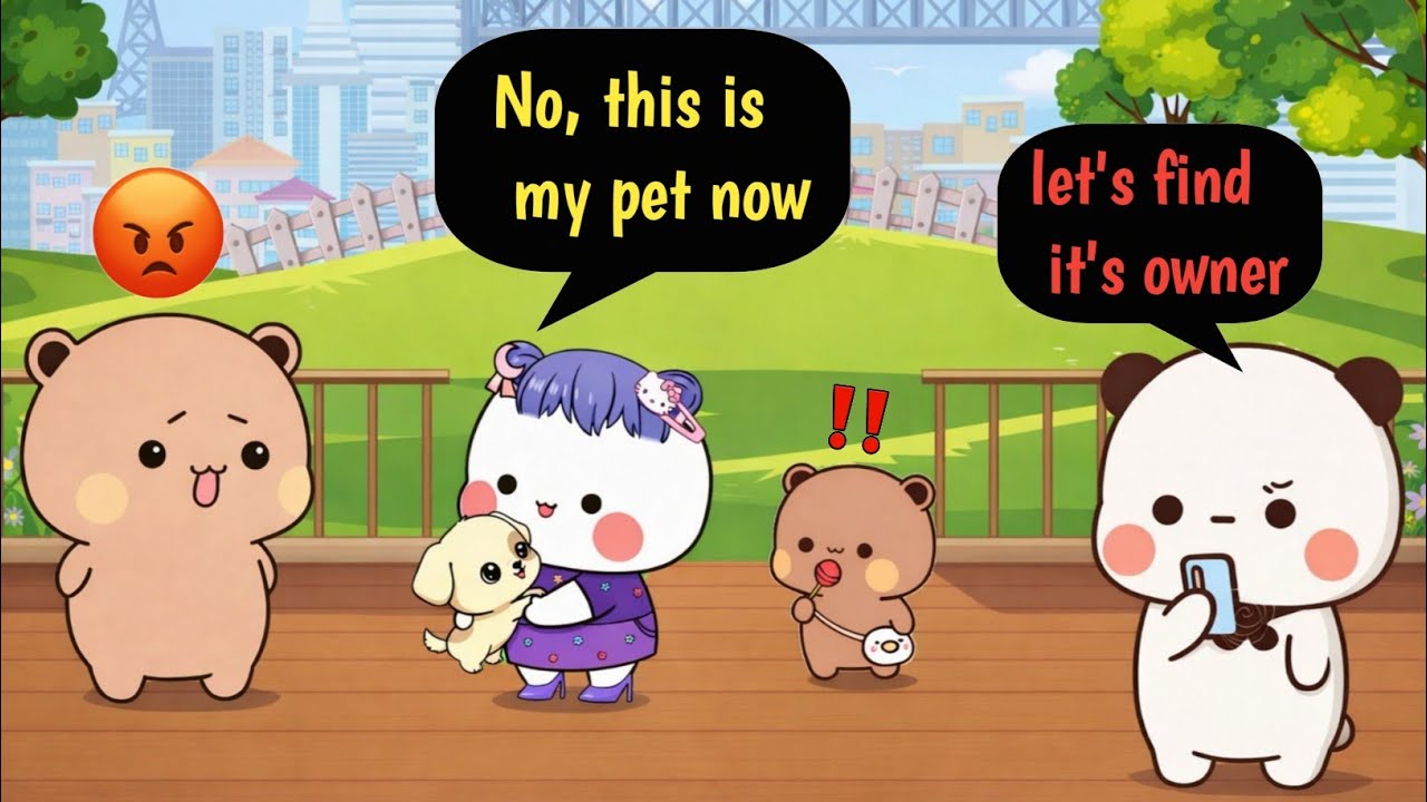 Honey And Coco Found a Lost Puppy 🐶! |  Bubu Dudu Cartoon | Iqrabears