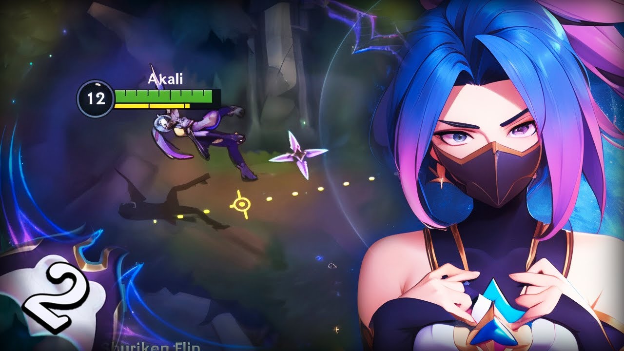 DitZ Akali Montage 2 (Quadra Kill) - Wild Rift Star Guardian Akali Gameplay