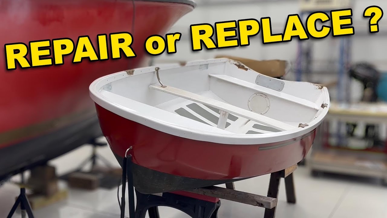 Repair or Replace my Dinghy? | Fiberglass Repair | Ultra Lite Dinghy Pt 2 (Ep72)