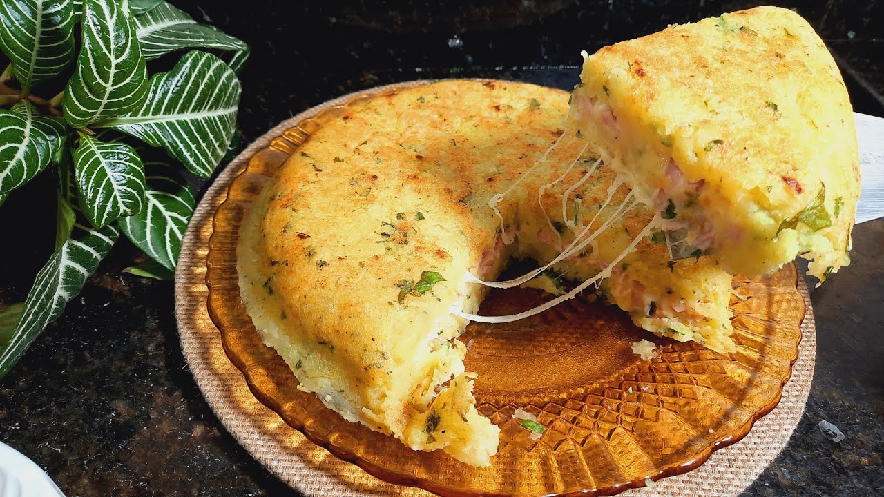 TORTA DE BATATA NA FRIGIDEIRA