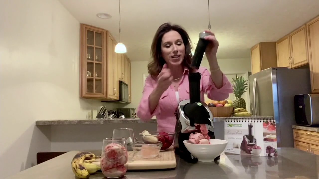 Yonanas Elite Frozen Treat Maker with Recipes on QVC