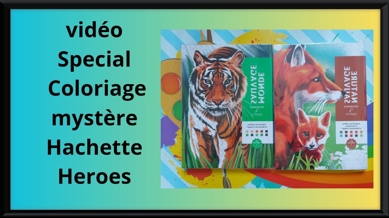 Coloriage mystère hachette Heroes