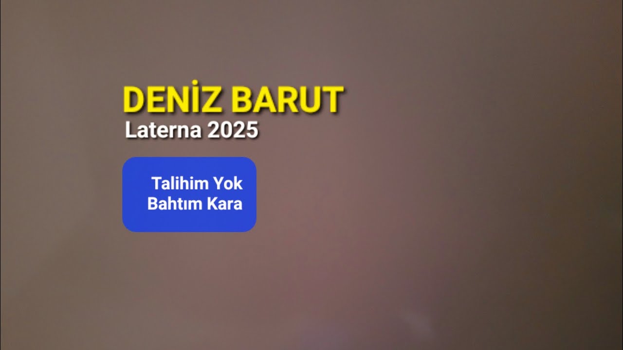 Deniz Barut - Talihim Yok Bahtım Kara (CANLI) - Laterna 