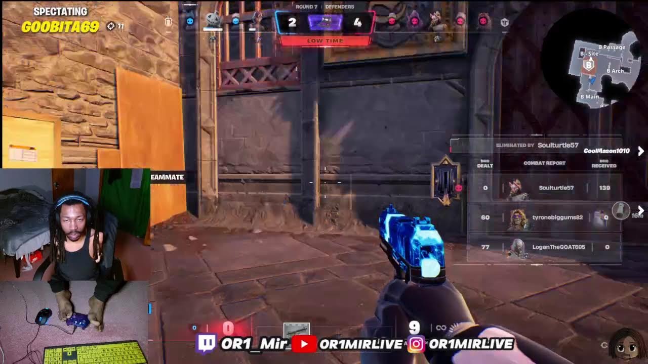 🦶ARMLESS STREAMER🦶Copper To Champ With Tha Toes🦶