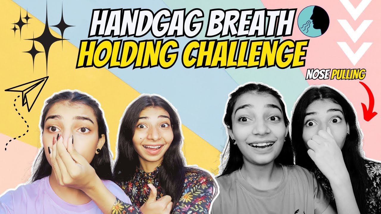 Hand Gag Breath Holding Challenge | Nose Pulling Challenge | Meku Vlog 