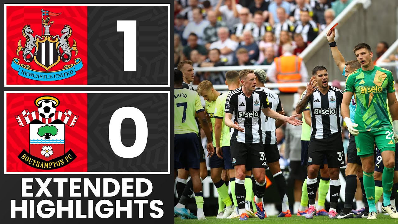 EXTENDED HIGHLIGHTS: Newcastle United 1-0 Southampton | Premier League
