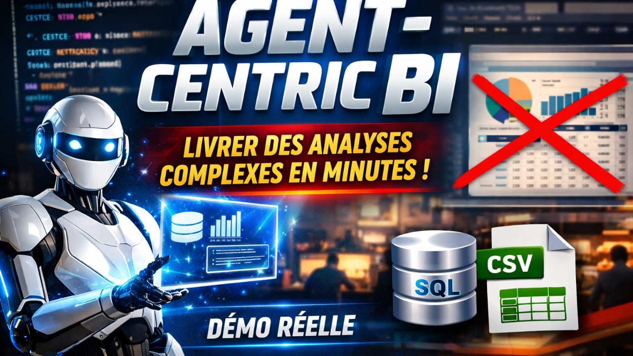 agent centric business intelligence : des données brutes aux insights en quelques minutes
