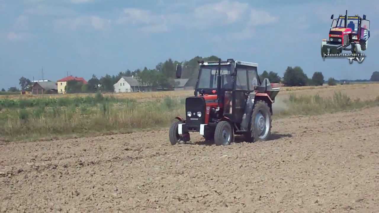 Siew rzepaku 2012 Ursus C-385 i Ursus 2812