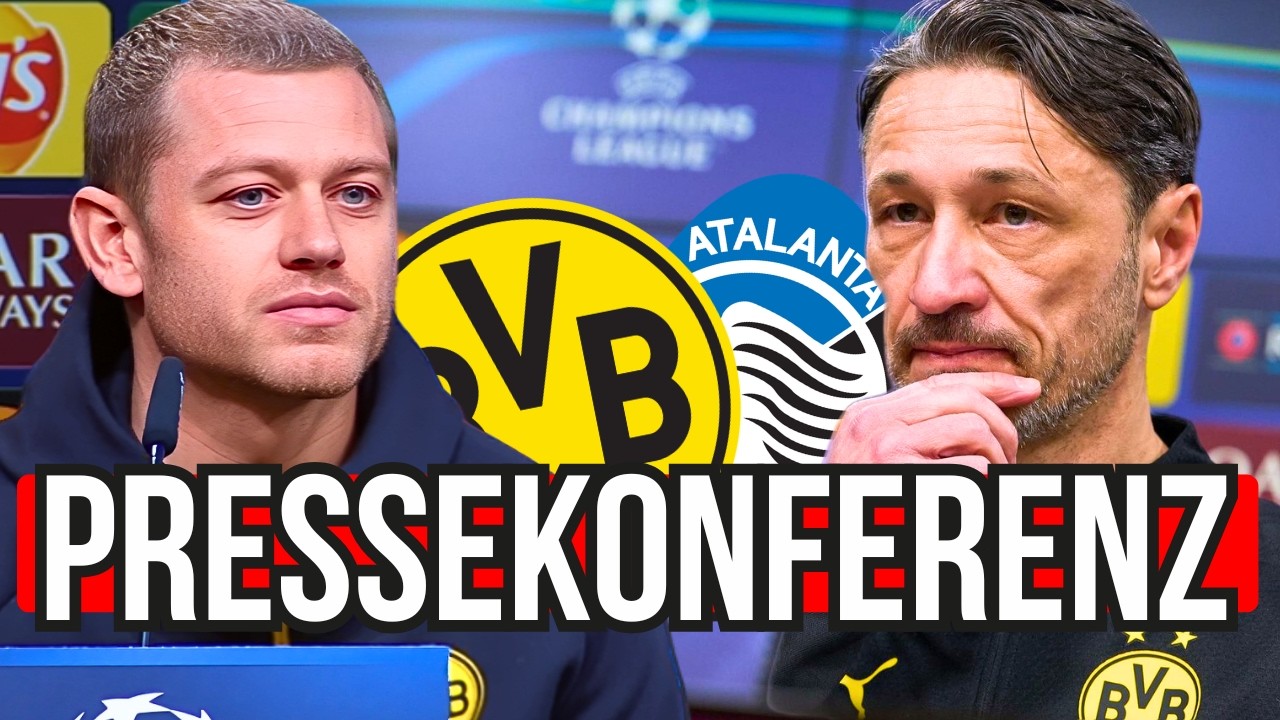 Niko Kovac und Julian Ryerson Pressekonferenz | Kovac erklärt seine Pläne vor Atalanta