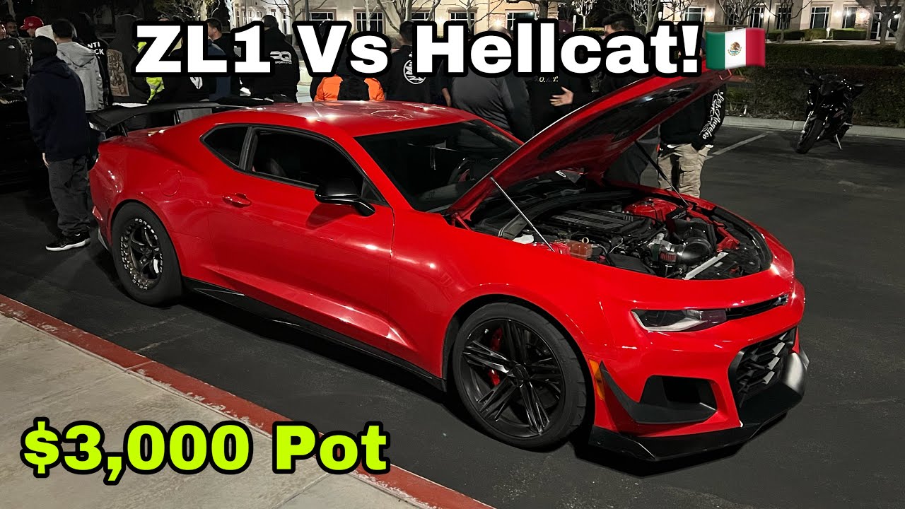 ZL1 Vs Hellcat! $3,000 Pot #ZL1 #Dodge #Hellcat