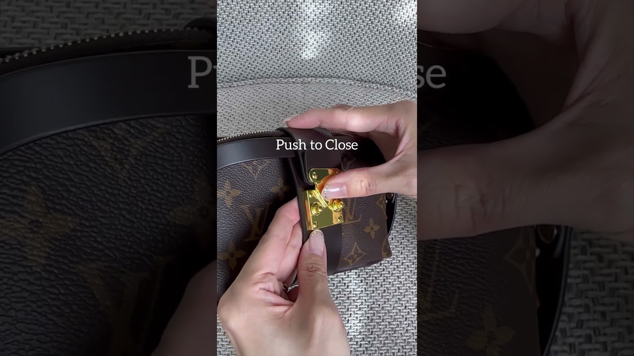 Here&rsquo;s how to open this LV bag 🤔#lvbag #shortsfeed