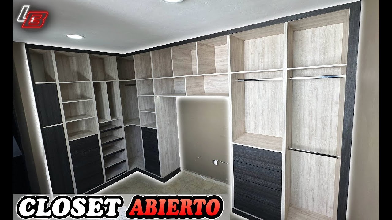 Construimos un CLÓSET abierto! 🤩 || PLANOS GRATIS 🤑