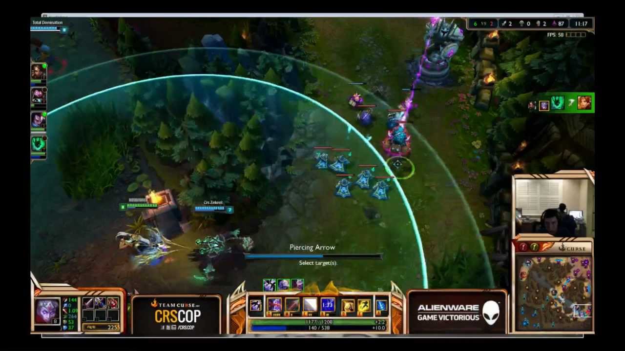 Crs Cop - Varus ADC with Thresh Support Crs Zekent vs Leona Caitlin  | Diamond