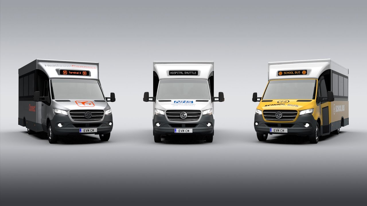 EVM The all new low emission Composite bodied Minibus Solution