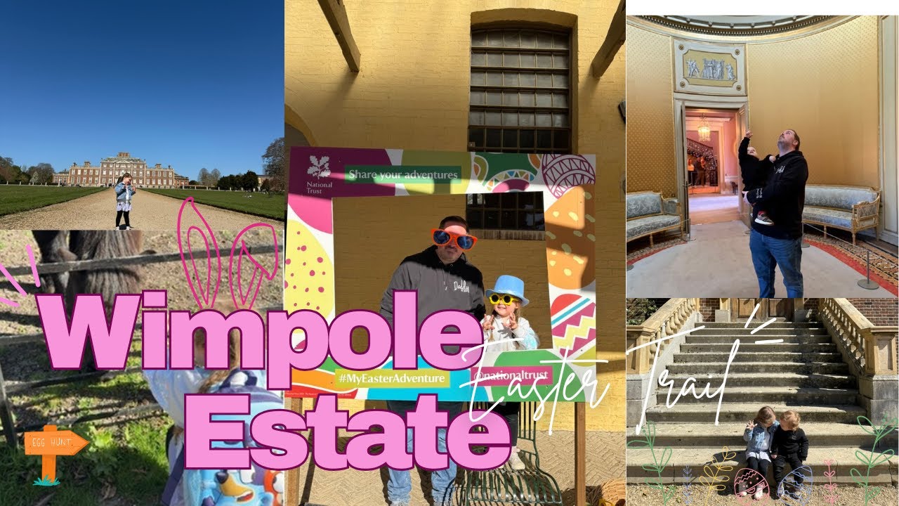 Explore Wimpole Estate Easter Trail, Hall and Home Farm. National Trust Property with us