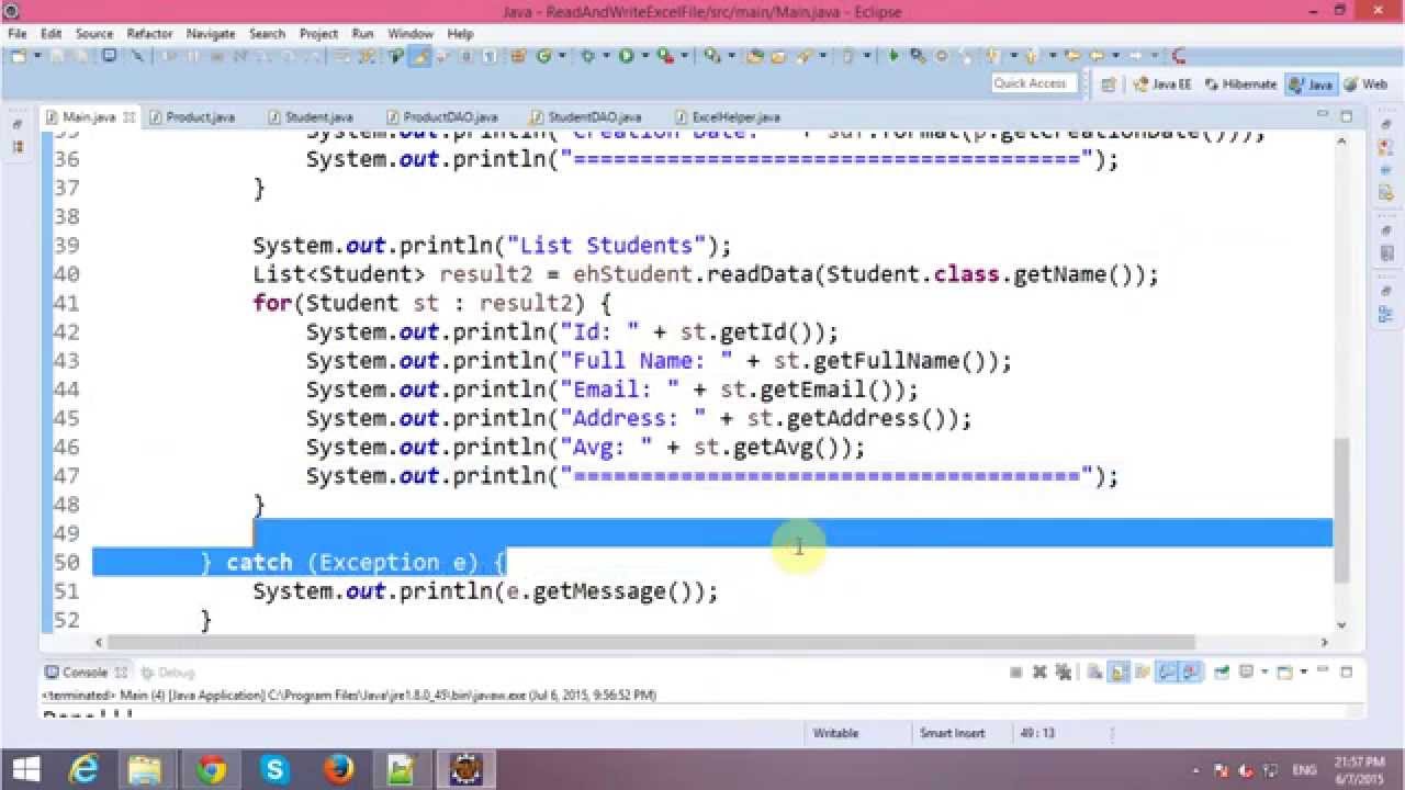 Read and Write Excel File in Apache POI with Excel Helper