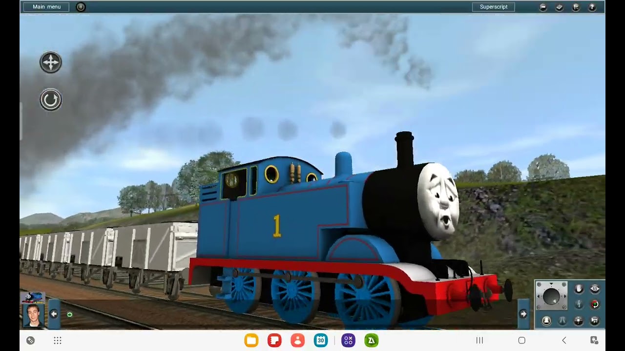 Thomas pulling so many trucks