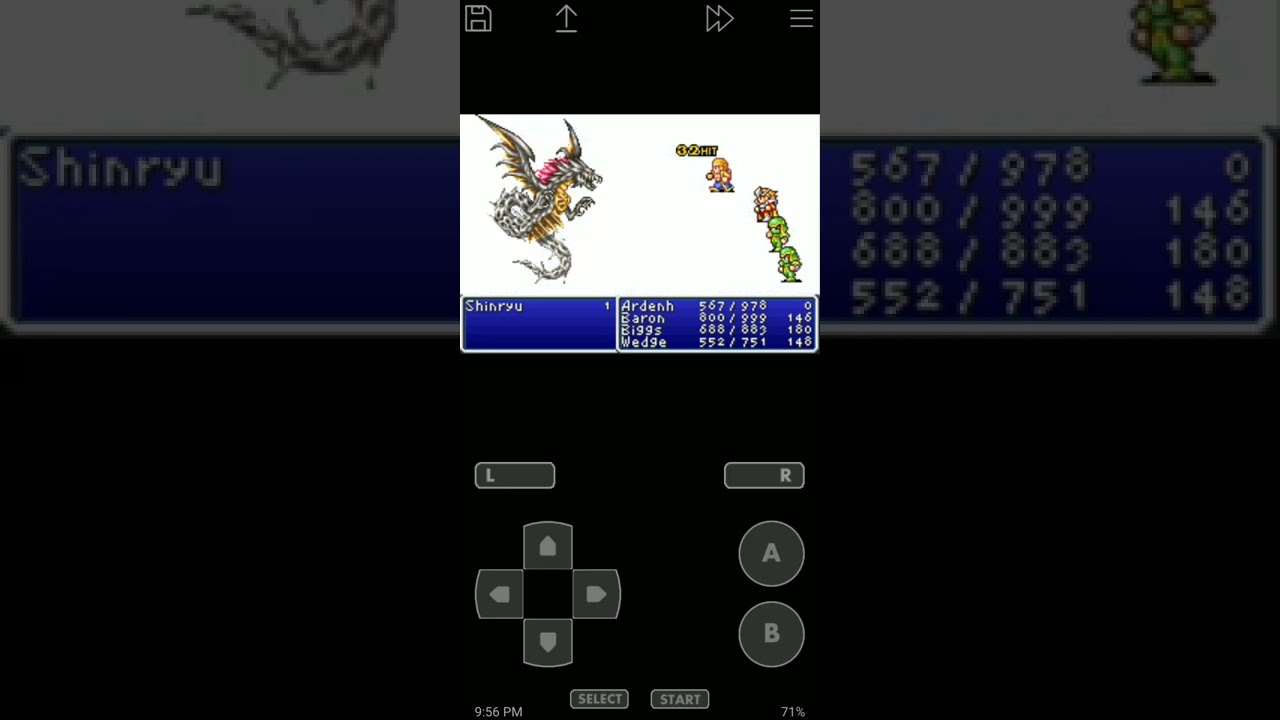 Final Fantasy I Dawn Of Souls - How to beat Shinryu ( GBA version )