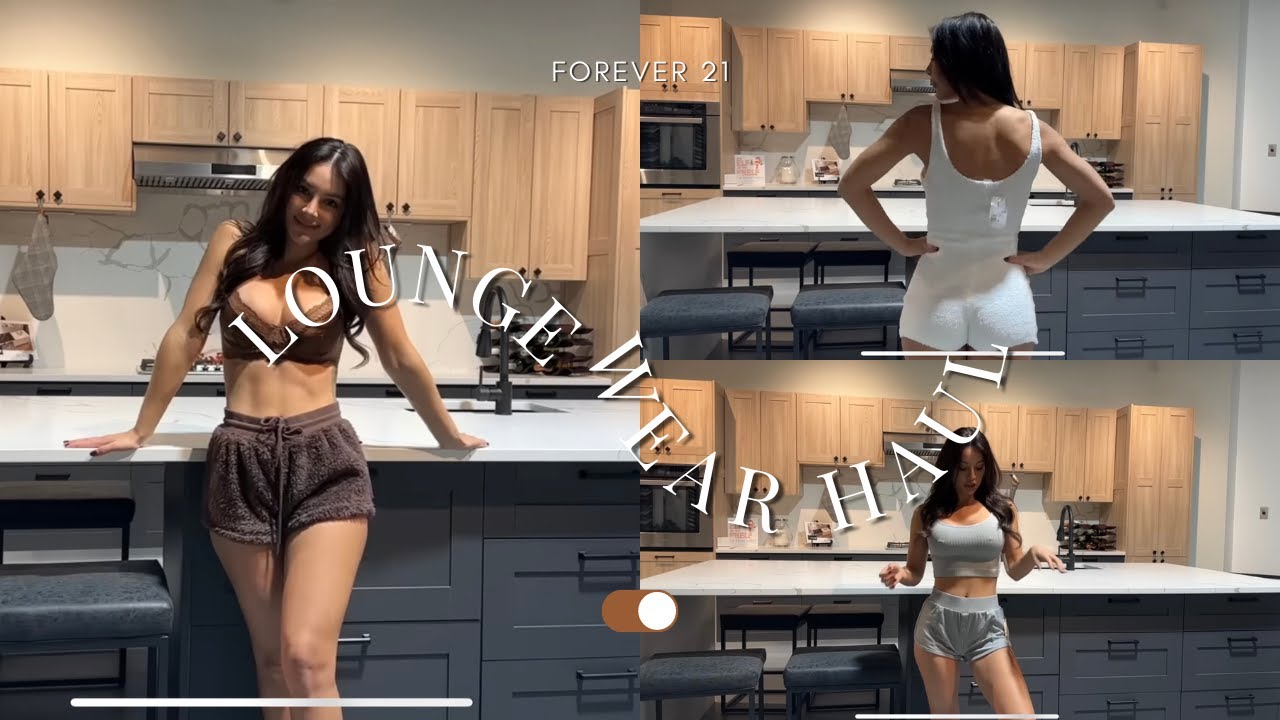 Примерка домашней одежды FOREVER 21! | Габриэлла Эллис