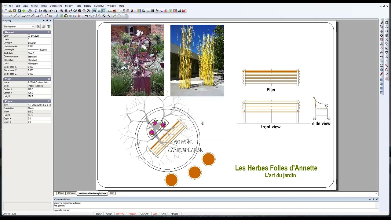 How to generate a high resolution image from a layout space