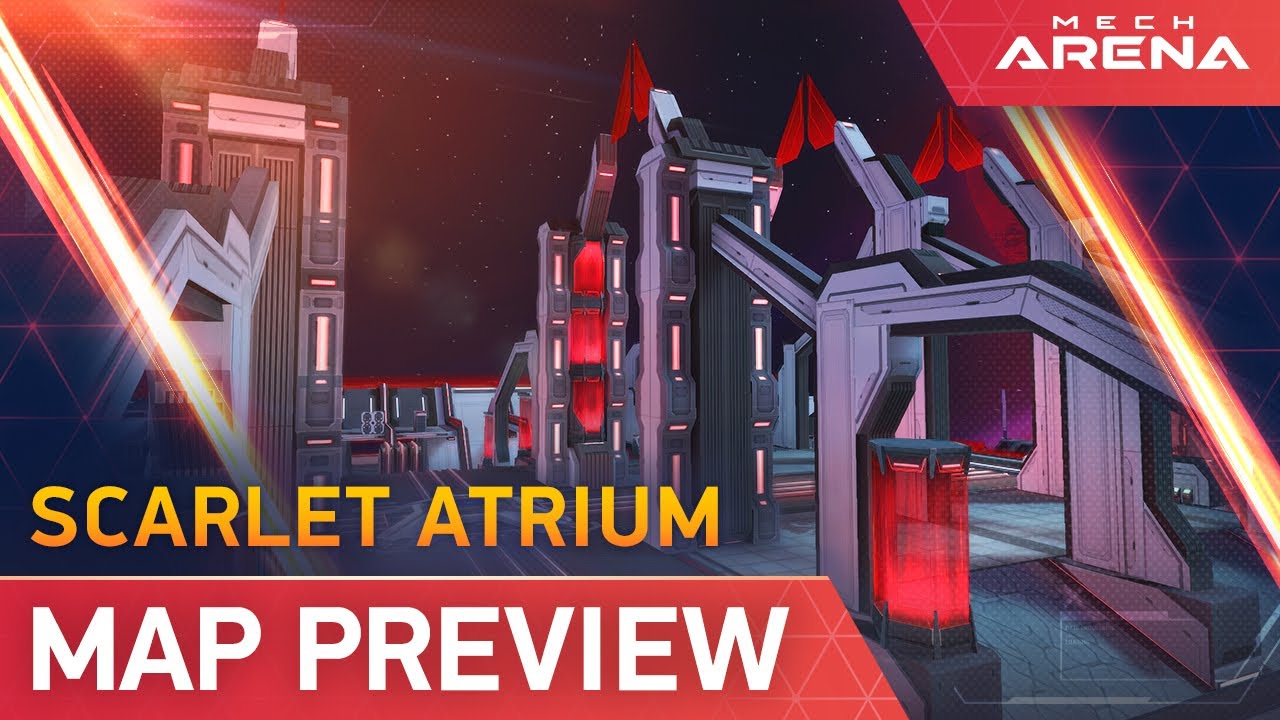 Map preview: Scarlet Atrium | CPC | Mech Arena