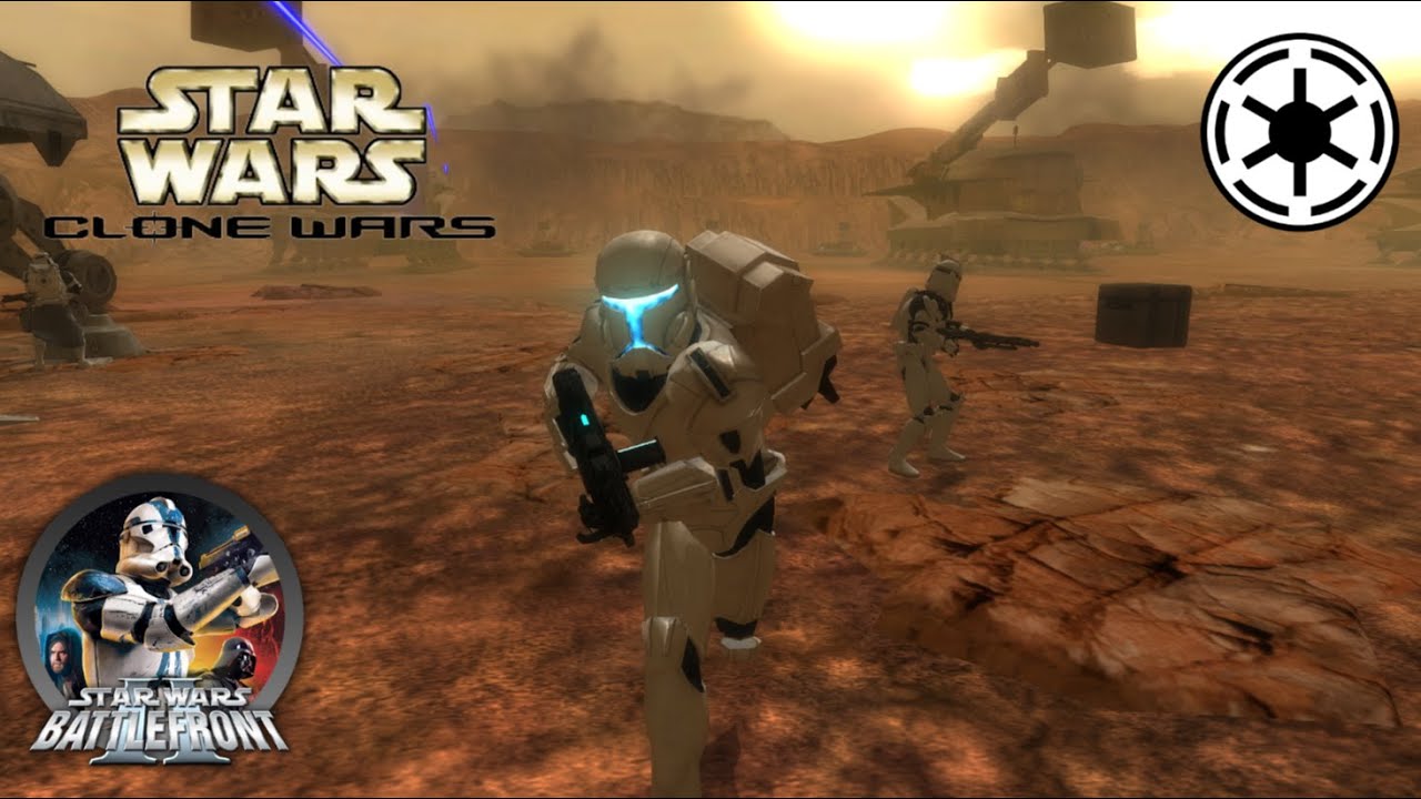 Star Wars Battlefront II 1035 Mod - Geonosis: Spire Assault - Age of Republic - Republic Side