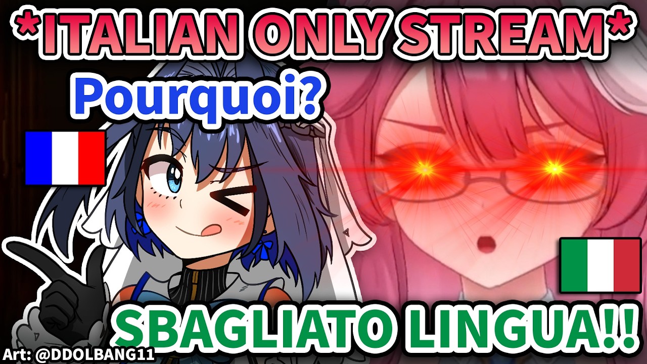Kronii Ragebaited Raora by Speaking French in Her Italian Stream and She Lost it