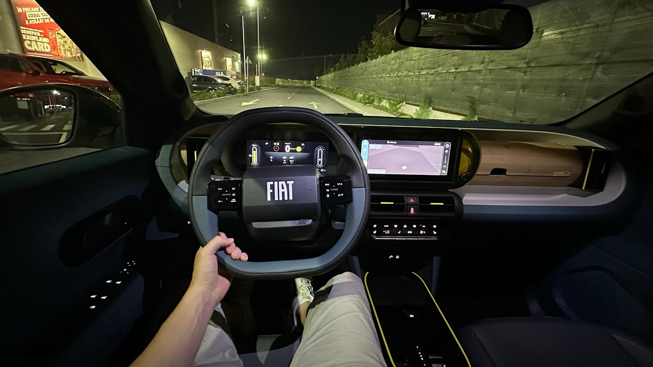 Fiat Grande Panda 2025 Night Test Drive POV