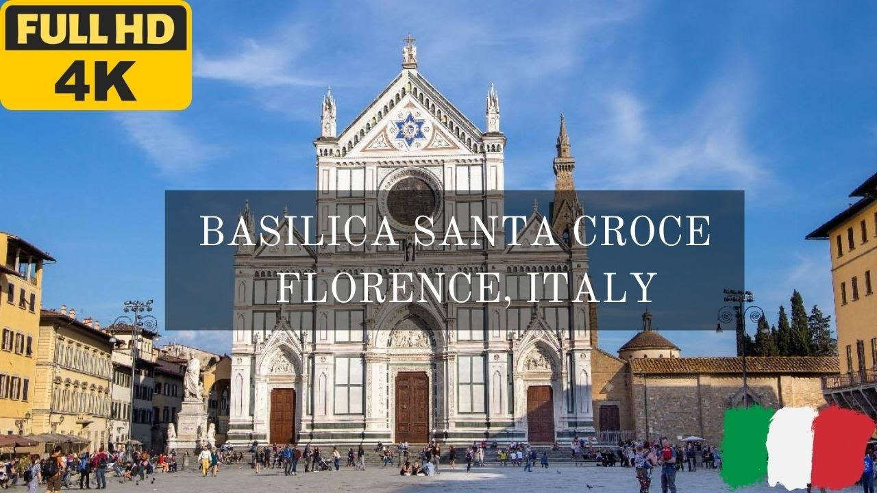 Basilica of Santa Croce, Florence, Italy 2023 (4K walking tour)