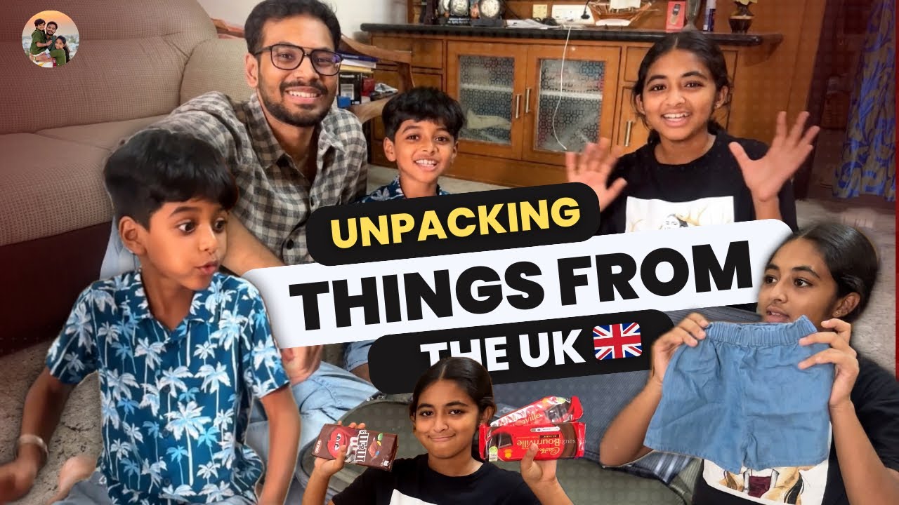 Unpacking things from the UK 🇬🇧 | UK to India | Foreign Chocolates | Surprise | Tamil