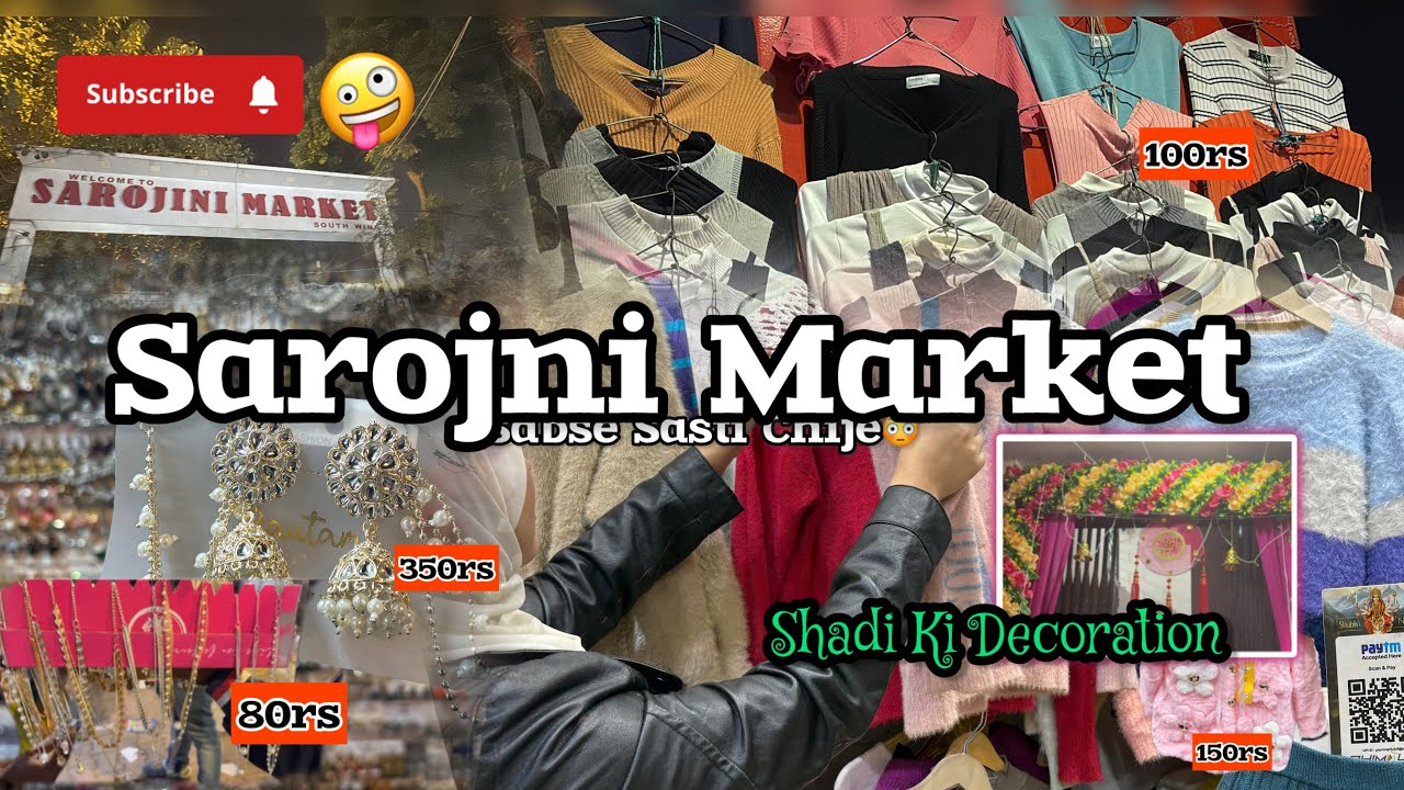Shadi Ki Decoration Suru | Sarojni Market se ki Shopping 🛍️