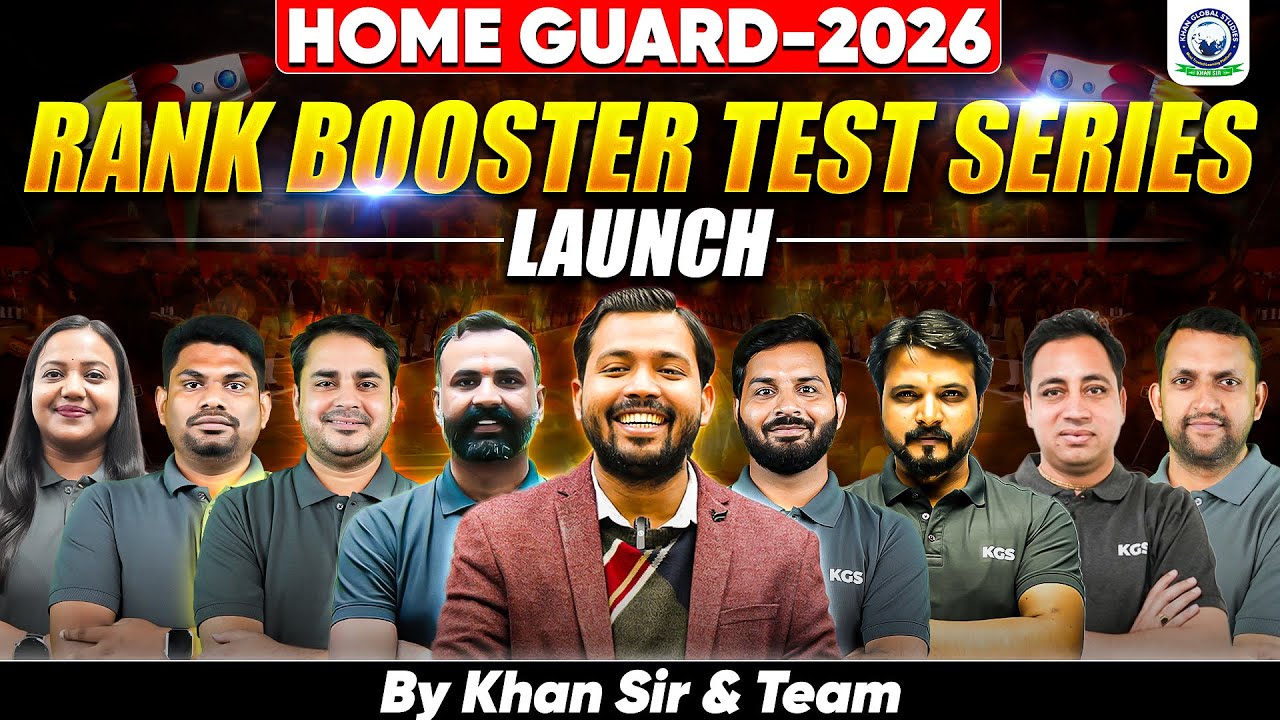 UP Police Home Guard 2026 Preparation | Rank Booster Test Series, Batch Launch 🔥📚Khan Global Studies