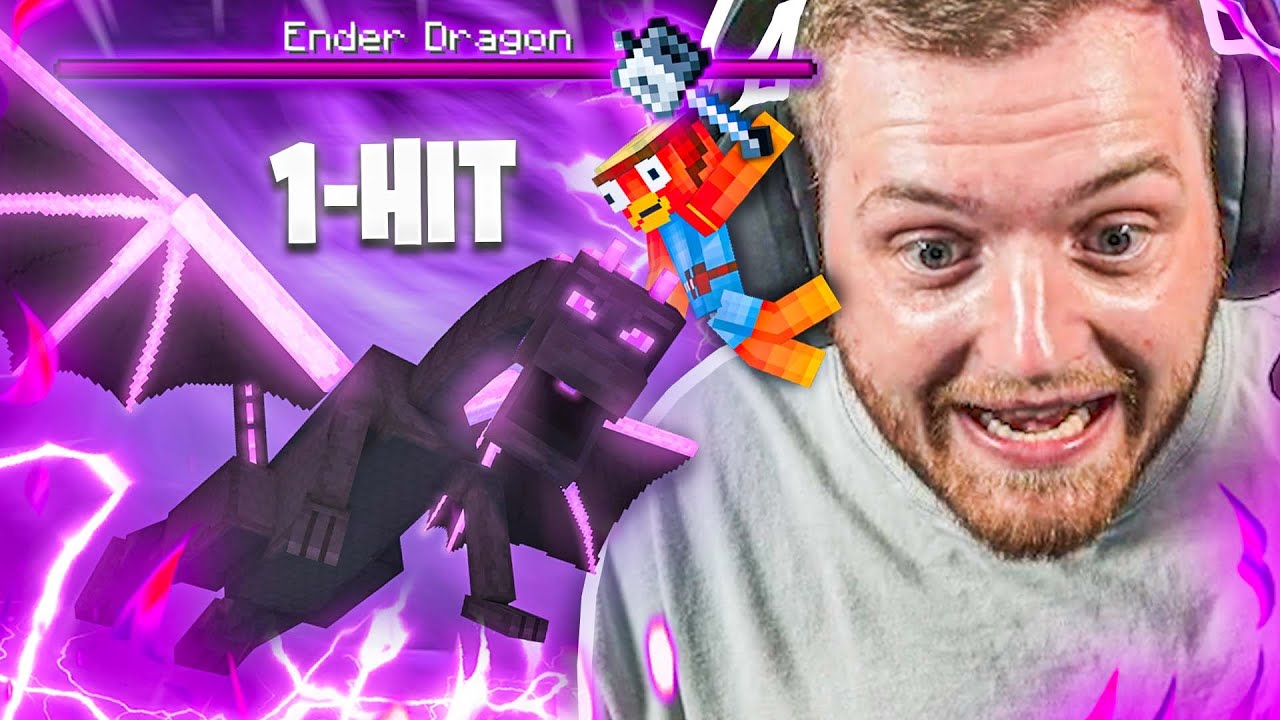 😱🤯ENDERDRACHE ONE-HITTET! - BEST Minecraft MOMENT EVER!