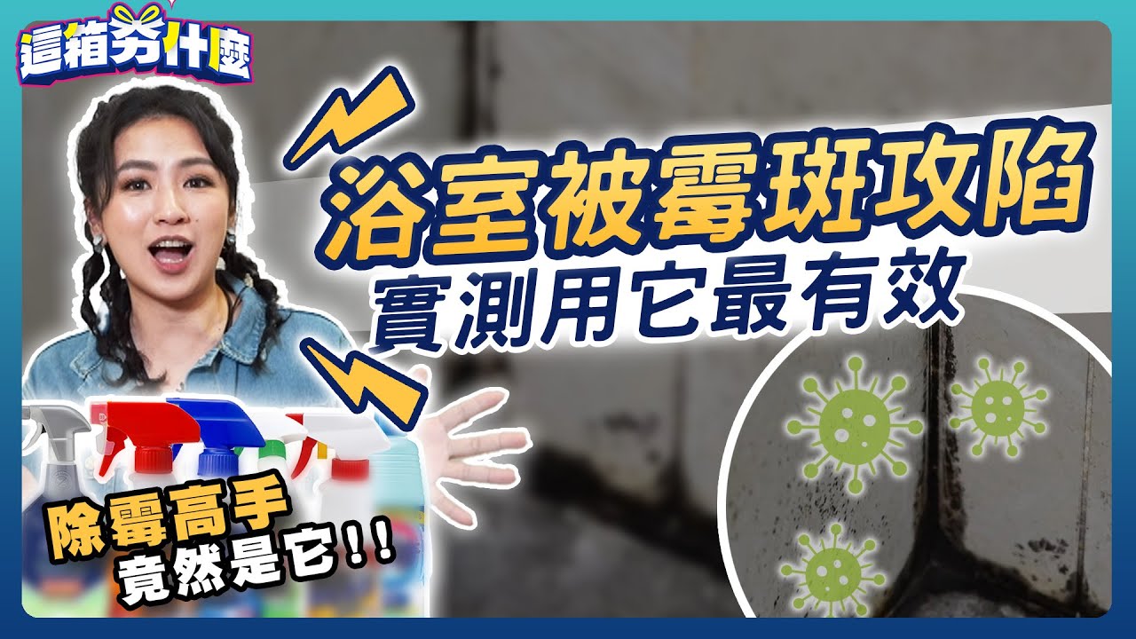 年底大掃除，浴室除霉不必刷就白亮！ 知名清潔劑大評比  這兩款CＰ值超高【這箱夯什麼】EP1