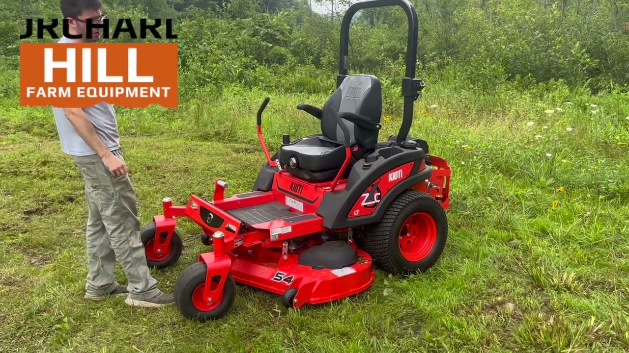Косилка с нулевым поворотом Kioti ZXC LT — двигатель Kawasaki
