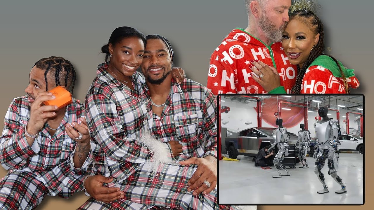 Simone Biles and her husband, Tamar Braxton, Telsa engineer attacked by robot